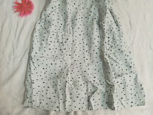 Vintage-Inspired Backless Polka Dot Puff Sleeve Dr