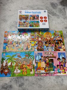 4-in-1 Indian Festivals Jigsaw Puzzle