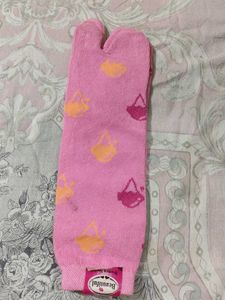 Cute Pink Ice Cream Socks