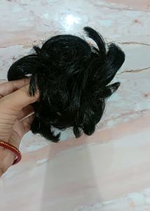 Black Messy Bun Hair Piece