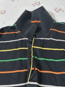 Men's Striped Polo Shirt