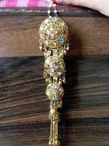 Ornate Gold-Tone Hair Accessory