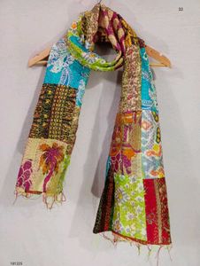 Colorful Patchwork Baul Kantha Stoles