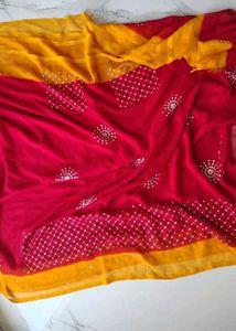 Ethnic saree and blouse