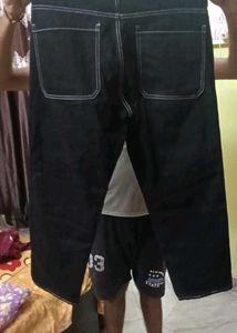 Men's Black Cargo Jeans