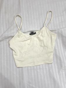 Forever 21 White Cami Crop Top