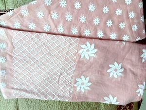 Pink Embroidered dupatta
