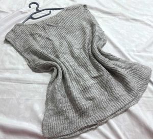 Original Only Grey Vest Sweater