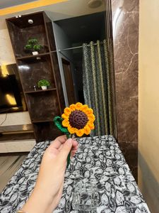 Handmade Crocheted Sunflower Decoration