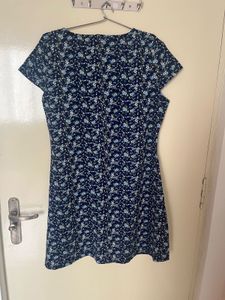New yousta Navy Blue Floral Mini Dress