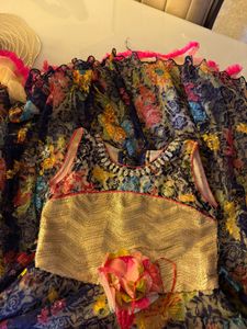 Multicolour princess frock dress