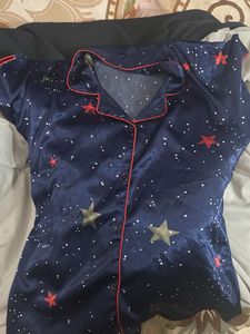 Satin Nightsuit Lower and shirt