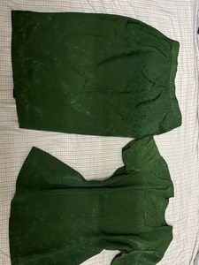 Green Skirt & Top Set