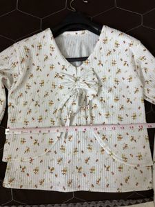 Floral Print Bow Blouse