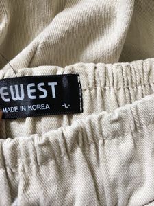 Vintage Cargo Cream Ladies Pant