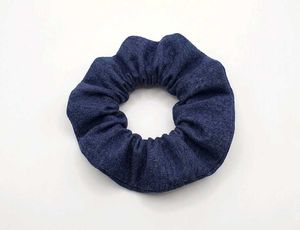 Navy blue Scrunchies Set of 3