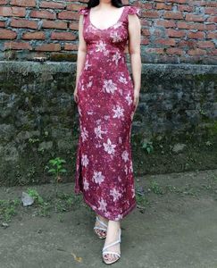 Savana Floral Mermaid maxi dress