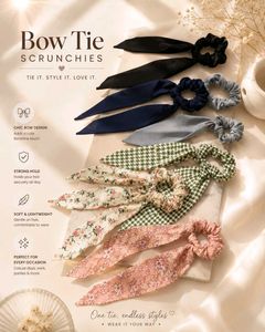 Ribbon scrunchies