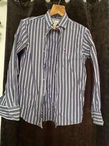 Striped Button-Down Shirt
