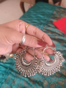 combo🫰Boho Jhumka Earrings Set   free surprise gi