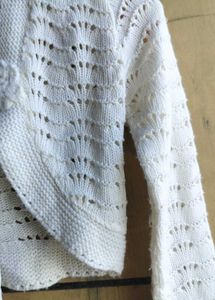 Cream Knit Bolero Cardigan