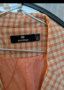 Plaid Blazer Chequered