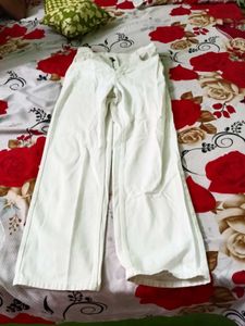 White Wide Leg Jeans