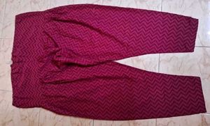 XL Orange Kurta with Purple Border