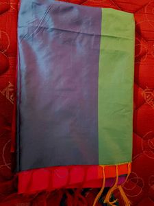 Vibrant Color Block Saree