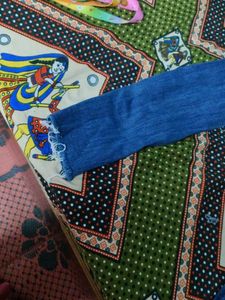 Stylish Blue Ripped Jeans