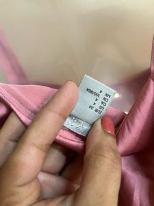Pink Ruffle Tiered Mini Dress