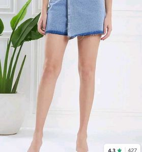 Light Wash Denim Shorts