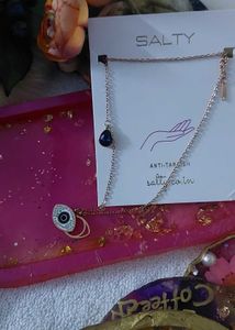 Salty Evil Eye & Teardrop Necklace Note Start 150