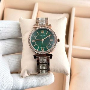 Fossil Women's Rose Gold Watch with Diamonds