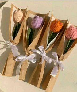 Handmade Crochet Sunflower Bouquet
