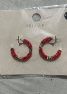 Primark Beaded Hoop Earrings