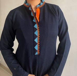 Knitted Wollen Kurti
