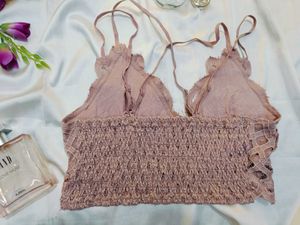 🇳🇿💫🎀 Beautiful Peach Lace Bralette