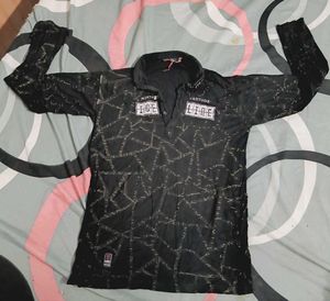 Black full sleeves T shirt