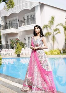 Beautiful Floral Print Lehenga Choli