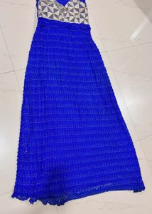 Royal Blue Ethnic Gown