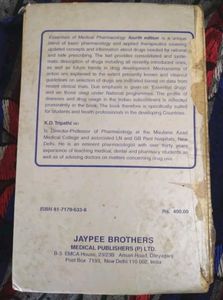 Medical Pharmacology By Kd Tripathi