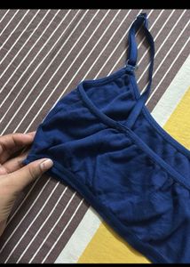 Comfortable Navy Blue Bra