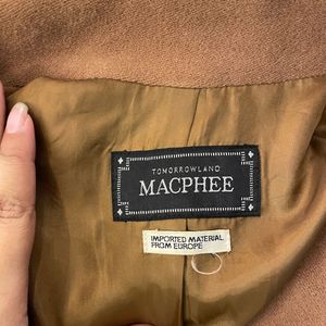 Classic Camel Wool Blend Coat