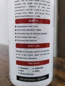Urban Botanics Onion Black Seed Hair Oil