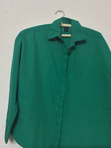 green formal shirt women