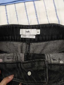 Black Denim Summer Shorts