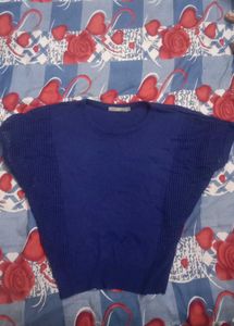 Navy Blue Knit warm Top