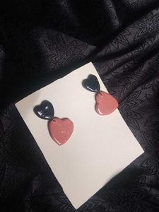 Heart Drop Earrings