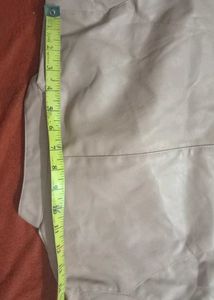 Stylish Pink Faux Leather Jacket